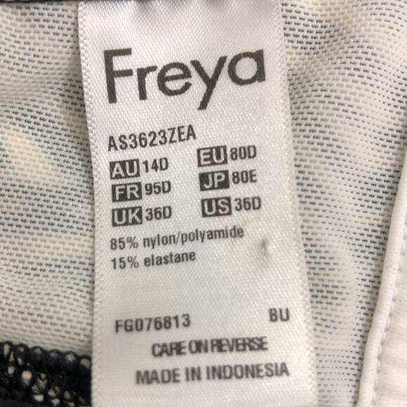 Freya Zulu Underwire Bikini Top 36D NWOT - Picture 7 of 8